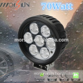 4x4/4wd/offroad 6" 70watt flood beam Motorcycle LED Driving Lights/ 70w Car LED Work Light4x4 jeep Cabin 4wd Suv Tractor Atv Utv